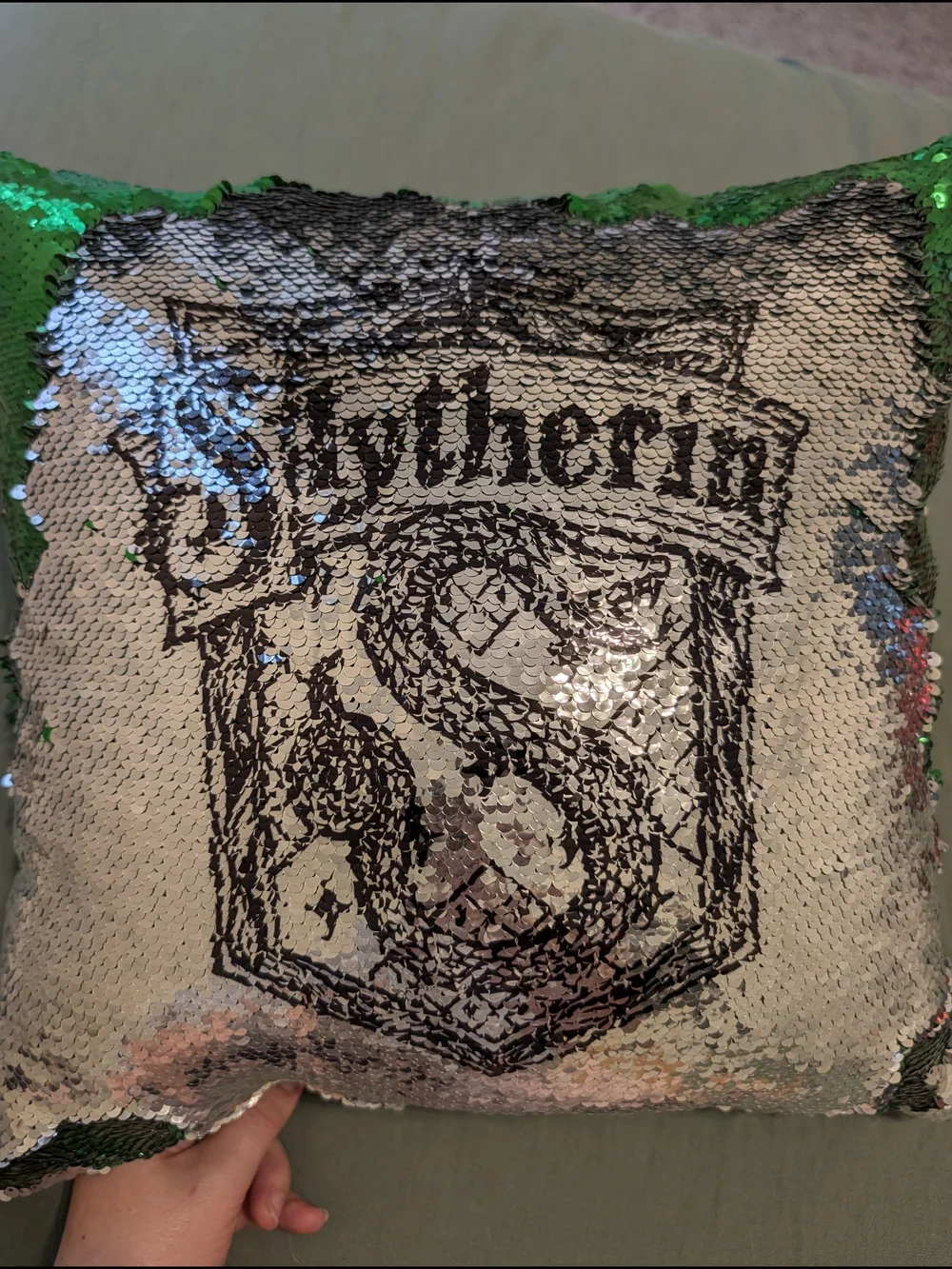 Harry Potter Sequin Reversible Throw Pillow